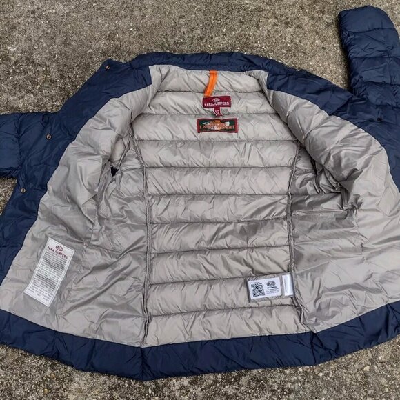 Parajumpers Alisee Down Jacket M Blue Quilted Lightweight Puffer Coat NWOT - Picture 7 of 13